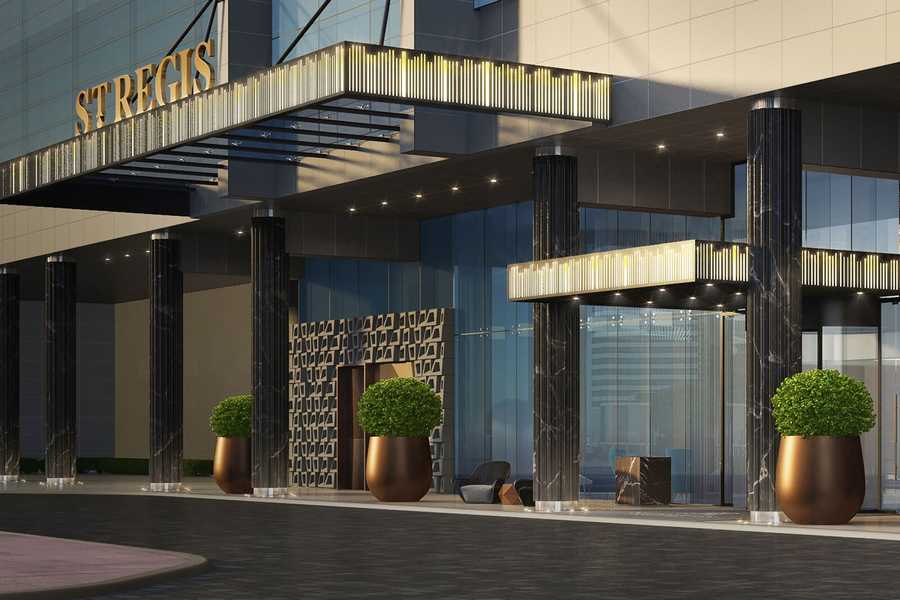 杜拜市中心瑞吉酒店大門 Source: The St. Regis Downtown, Dubai website