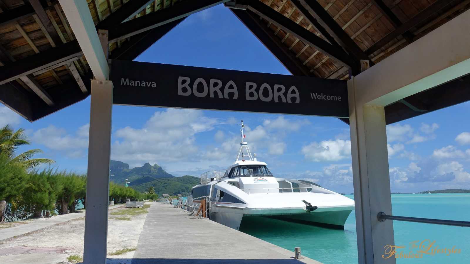 【大溪地．Bora Bora】波拉波拉島機場交通攻略☆大溪地航空免費接駁船☆Vaitape主要港口周邊散策
