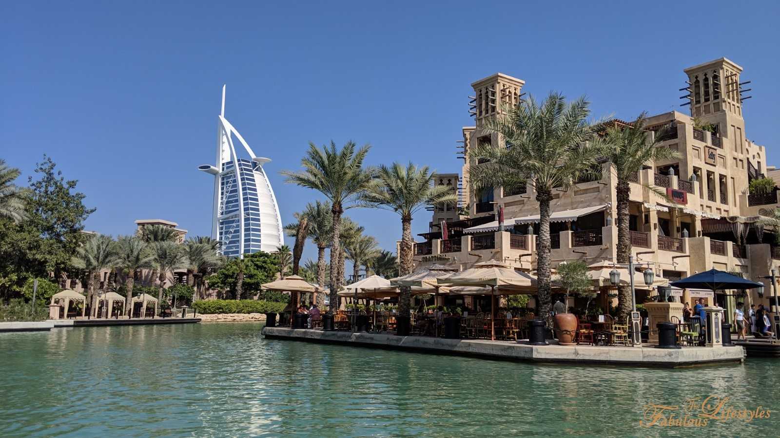【杜拜．Dubai】朱美拉遊河｜一次看好看滿帆船飯店+阿拉伯古城風光｜Jumeirah Abra Tour